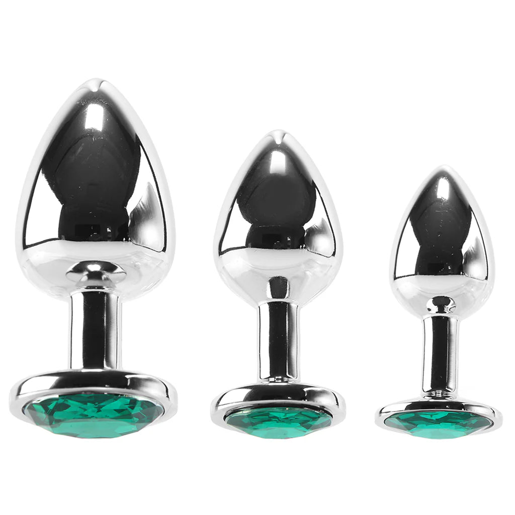 Booty Sparks Heart Gem Anal Plug Set