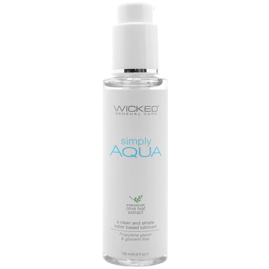 Simply Aqua Water Based Lube 4oz / 120ml