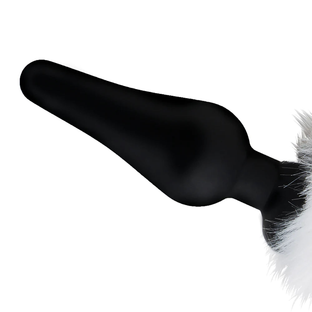 Tailz White Anal Plug & Ears Set