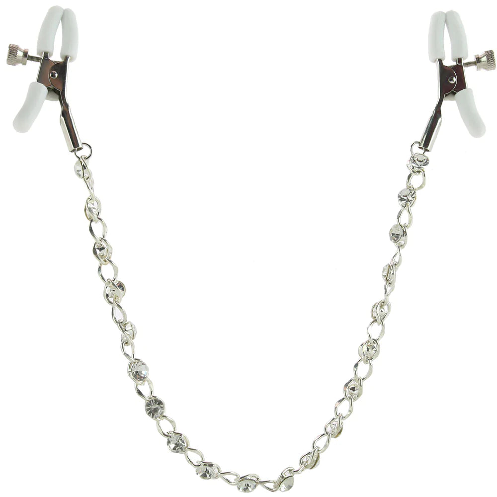 Crystal Chain Nipple Clamps