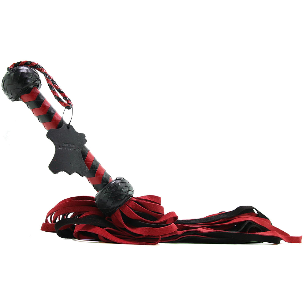 Black & Red Suede Flogger