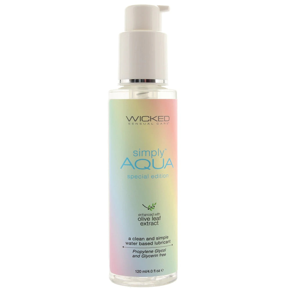 Simply Aqua Special Edition Water Based Lube 4oz/120ml