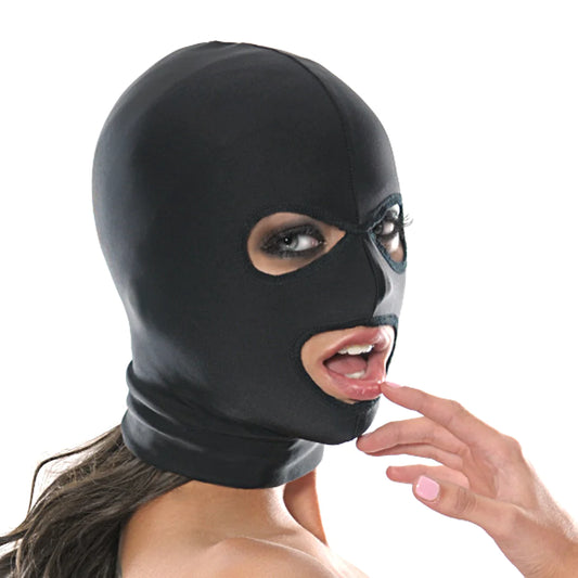 Fetish Fantasy Spandex 3 Hole Hood