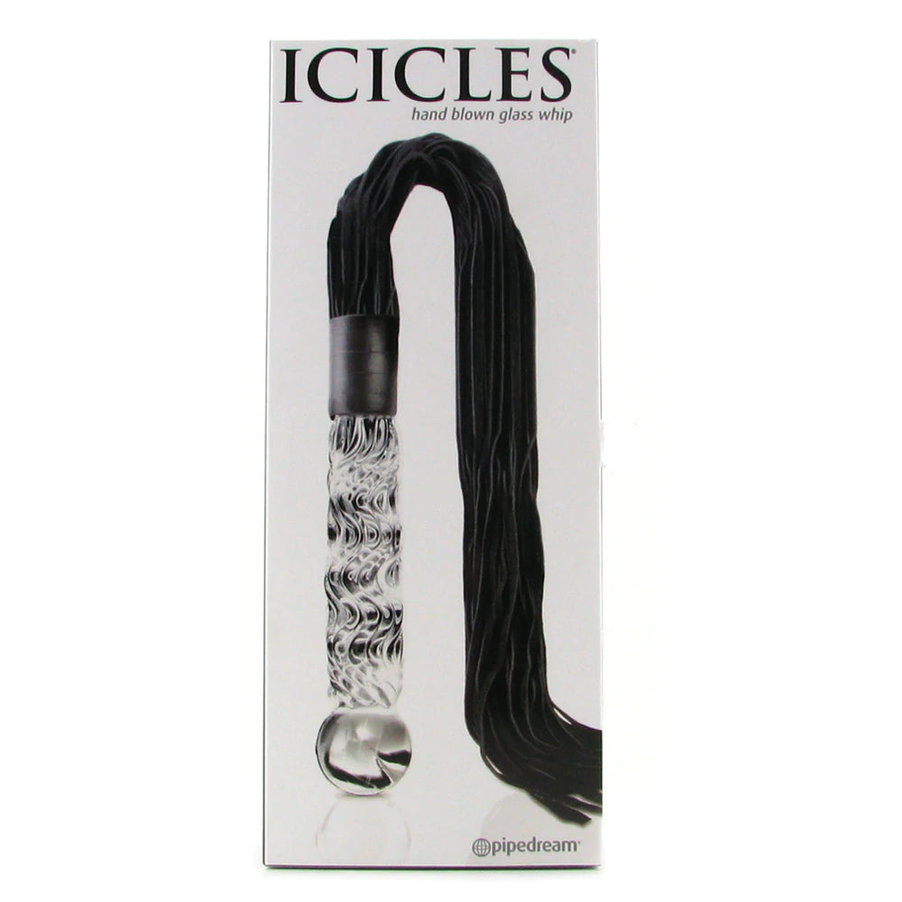 Icicles Hand Blown Glass Whip