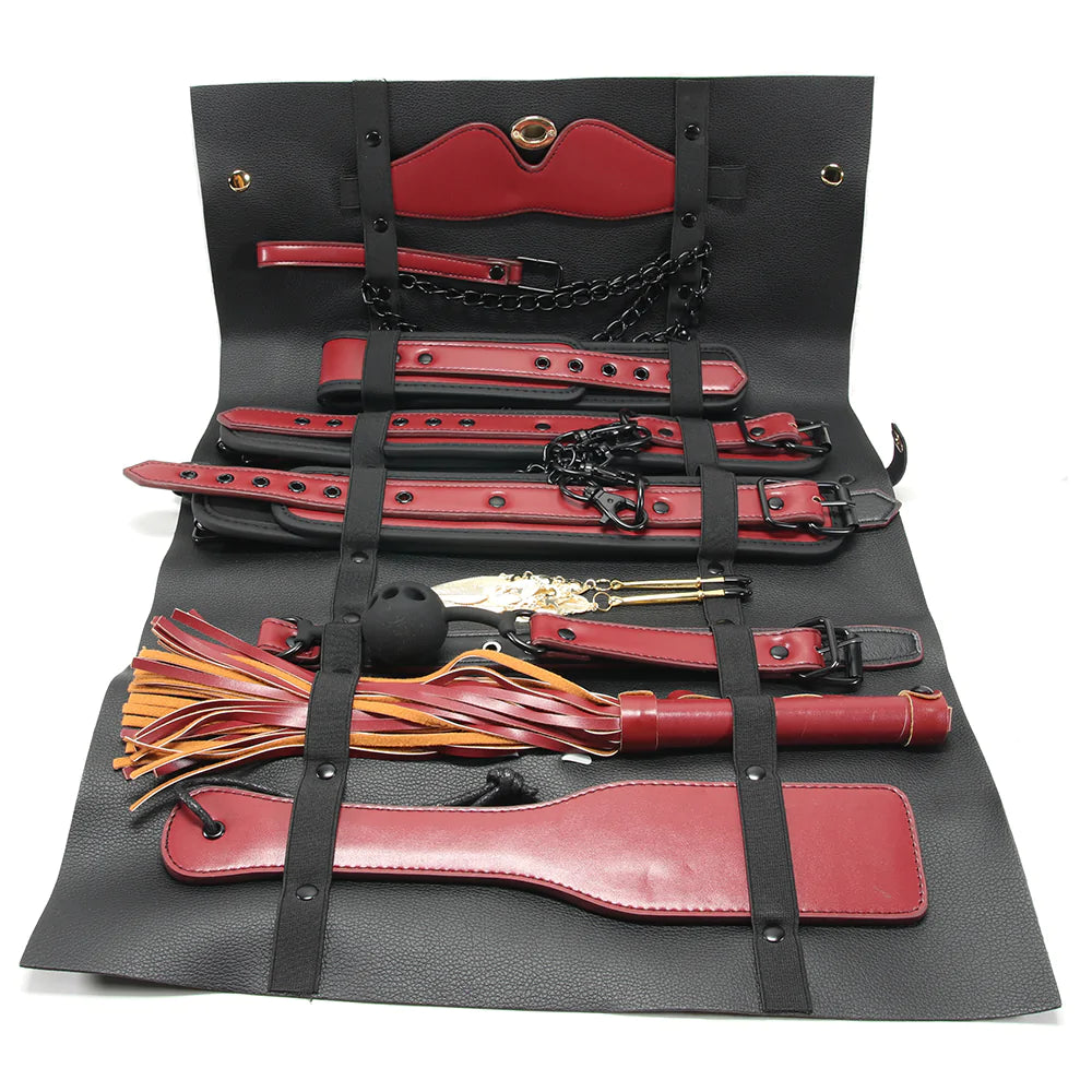 The Traveler 10 Piece Bondage Play Kit