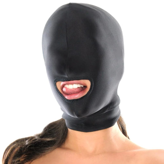 Fetish Fantasy Spandex Open Mouth Hood