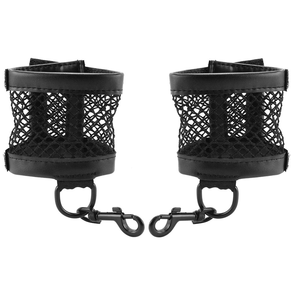 Sex & Mischief Fishnet Cuffs