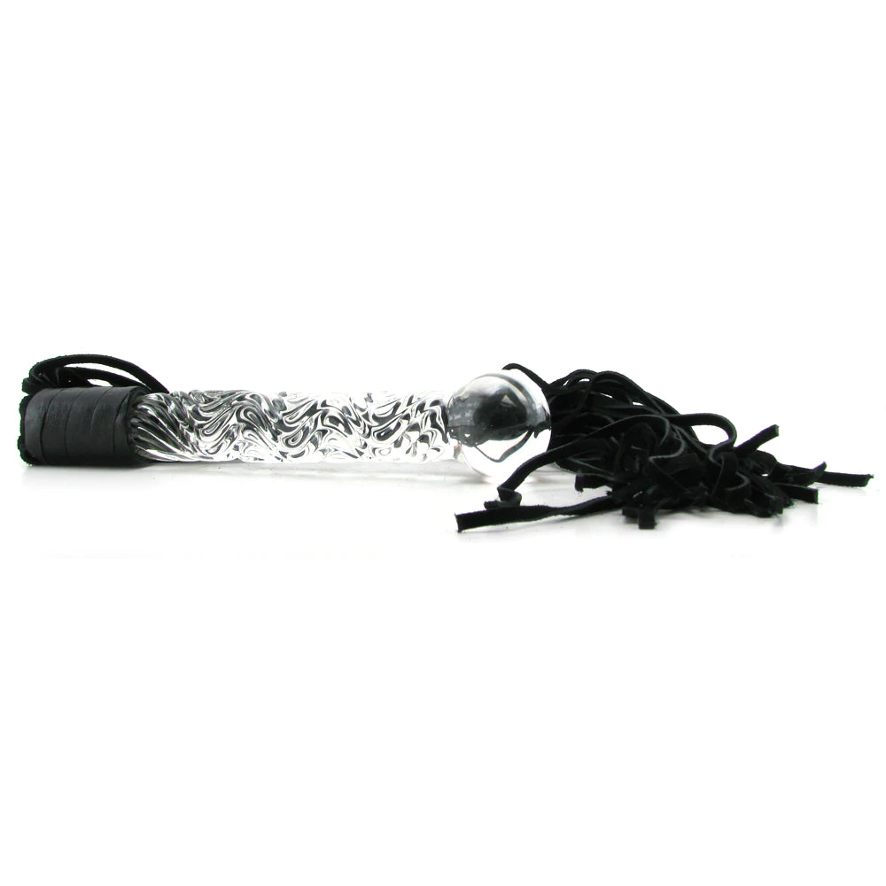 Icicles Hand Blown Glass Whip