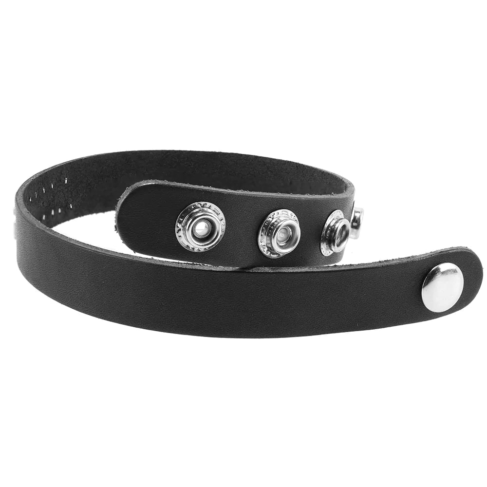 Leather Word Band Collars