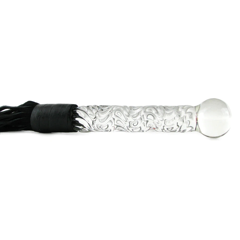 Icicles Hand Blown Glass Whip